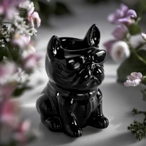 Brûle Parfum Bouledogue Noir