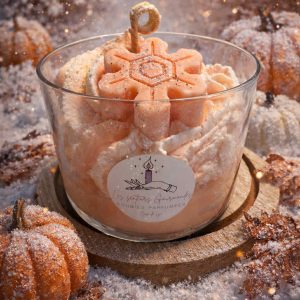 bougie gourmande citrouille givre